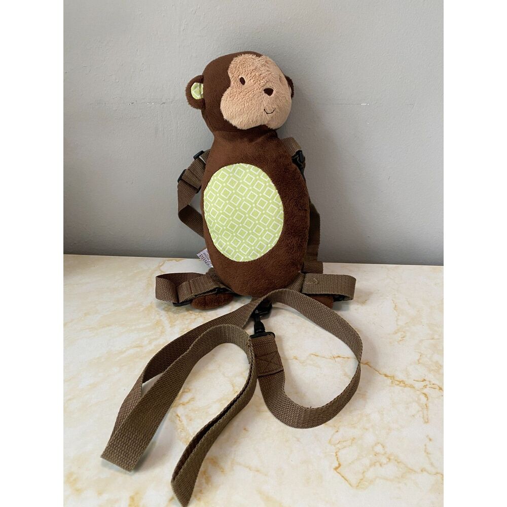 Child Of‎ Mine By Carters Green Monkey Safety Backpack Harness Adjustable Straps